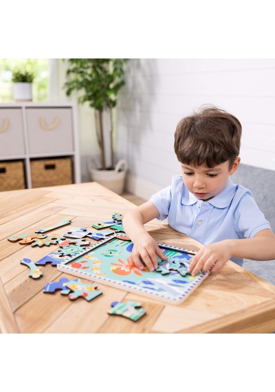 Melissa And Doug Ahşap Dişli Yapboz - Denizaltı 18 Parça
