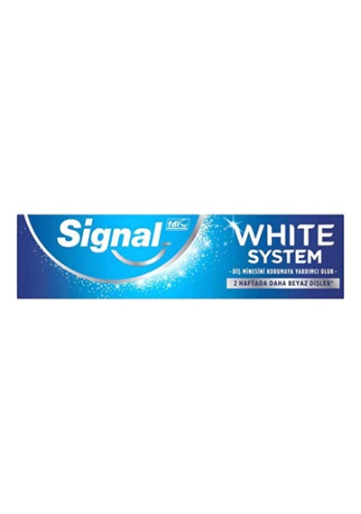 3 Adet Signal Beyaz Sistem Diş Macunu 75 Ml