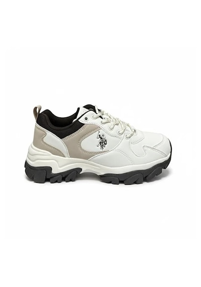 U.S. Polo Assn. Tracky 6pr Bej-kahve Kadın Sneaker