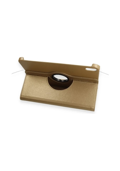 Apple İpad 2025 10.9 10.nesil A16 Kılıf 360 Tablet Deri Kılıf - Gold