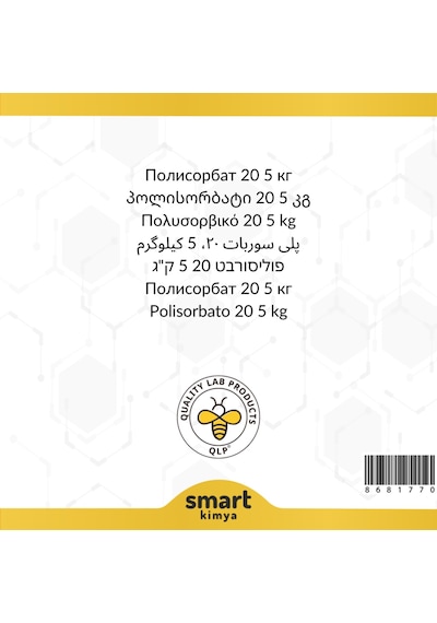 Polisorbat 20 Teknik Tip 5 Kg