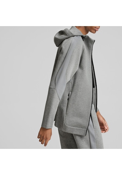 Puma Evostrıpe Erkek Kapüşonlu Üst 681700 03 Gri