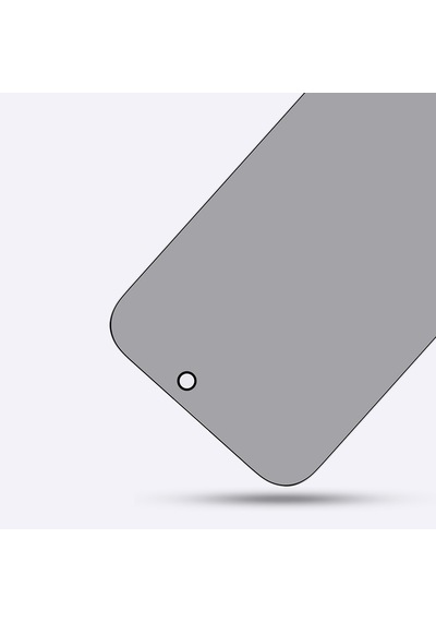 Apple Uyumlu   iPhone 16 Amazingthing Radix Privacy Hayalet Cam Ekran Koruyucu Siyah