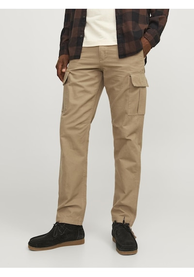 Jack & Jones Erkek Pamuklu Kargo Pantolon - Kane - 12258150 Elmwood