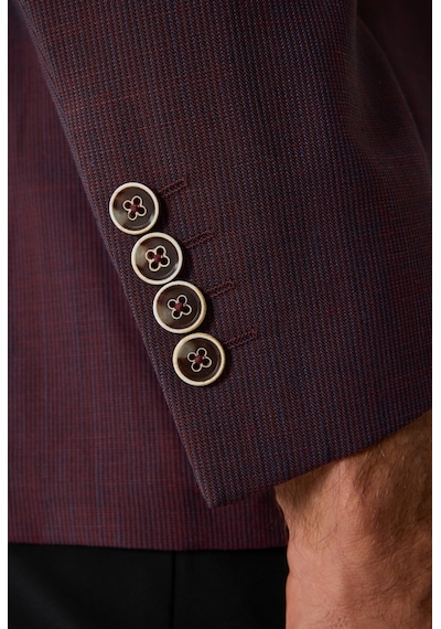 Bisse Regular Fit Torba Cep Ceket Bordo Pck25y25003 D25 Bordo