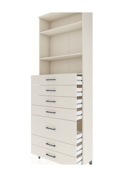 Arges Dolap 3 Raflı 7 Çekmeceli 88x30x243 Aytaşı-aytaşı Aytaşı