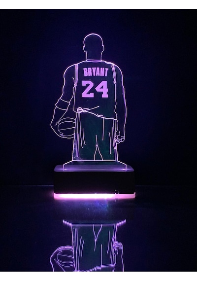 Hediye Kobe Bryant 3D Led Masaüstü Ve Gece Lambası