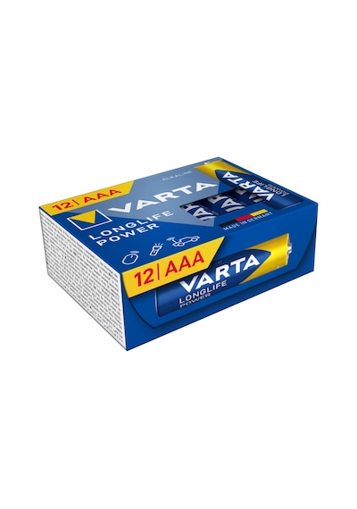 Longlife Power Aaa Alkalin İnce Kalem Pil, Lr03, 1,5v, 12'li Paket
