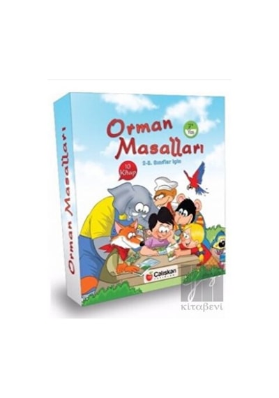 2. Sınıf Orman Masalları 10 Kitap Ve Etkinlik Kitabı Çalışkan Yayınları  -  Çalışkan Yayınları