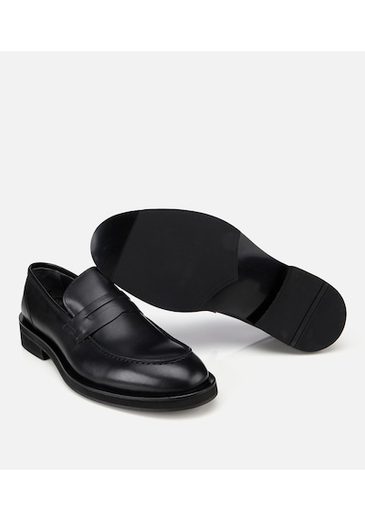 Hotiç Erkek Deri Siyah Klasik Loafer Ayakkabı 02ayh313800a100 02ayh313800a100 Siyah