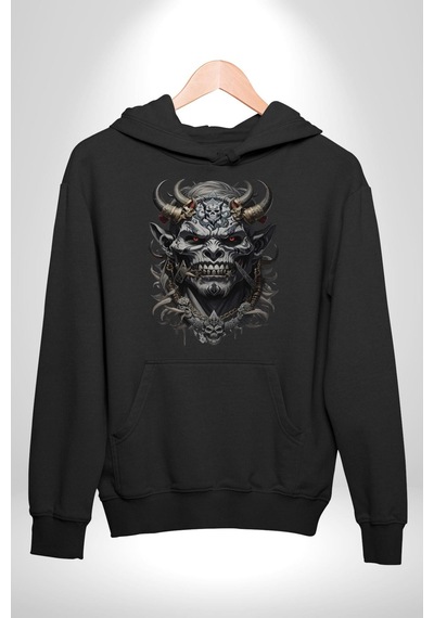 Dünyalar Savaşı Kahraman Kadın Erkek Siyah Kapüşonlu Sweatshirt Hoodie Siyah