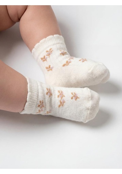 Babycosy Organic Wear Csyc1007 Bebek 6'lı Çorap %100 Organik Pamuk Bebek - Yenidoğan - Csyc1007 Karışık