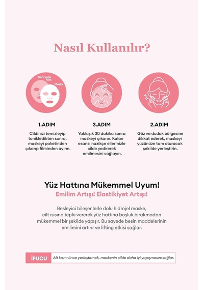 24 K Altın Ve Kolajen İçeren Kırışıklık Karşıtı Hidrojel Maske 24k Prime Gold Collagen Hydrogel Mask