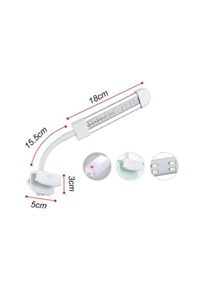Coco 5w Kristal Led Akvaryum Aydınlatma 130 Mm