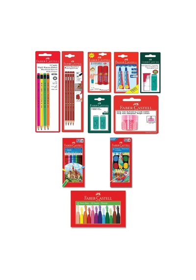 Faber-castell Candy Silgili Back To School Set Karışık