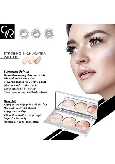 Strobing Highlighter - 3&apos Lü Fırınlanmış Aydınlatıcı Paleti 0