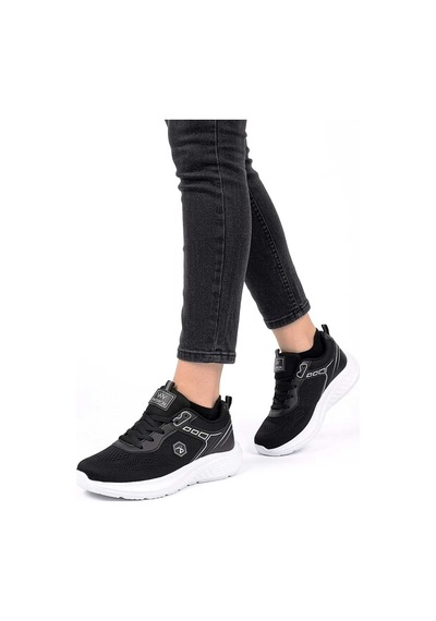 Mcdark 1938 Triko Malzeme Sneaker Ayakkabı Siyah Beyaz