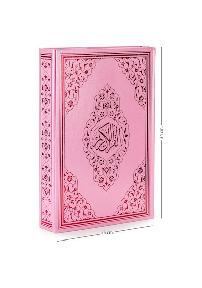 Kuranı Kerim - Sade Arapça - Cami Boy - Sesli - Pembe Renk - Bilg