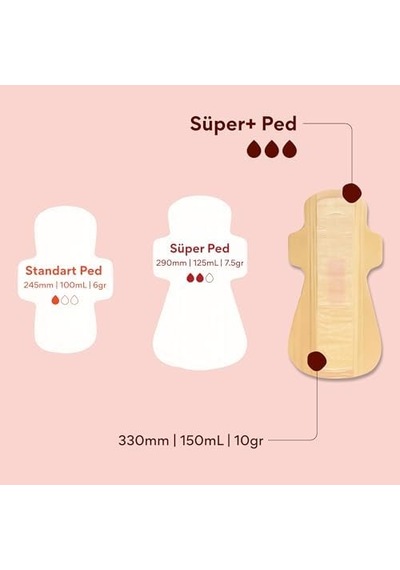 10'lu Süper+ Ped