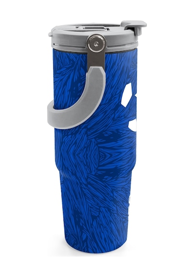 Coral High Lacivert Saks Futbol Desenli Pipetli Ve Direkt İçim Çelik Termos 900 Ml 38721 Saks Mavi