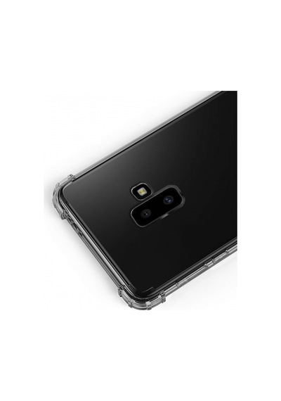 Blogy Galaxy J6 Plus İle Uyumlu Crystal Fit Kılıf Smoke Black