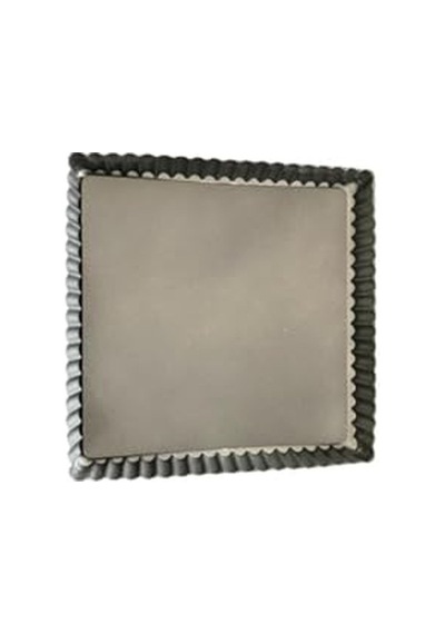 Pastry Planet Kare Teflon Altın Çıkan Tart Kalıbı 21cm 21cm Çok Renkli