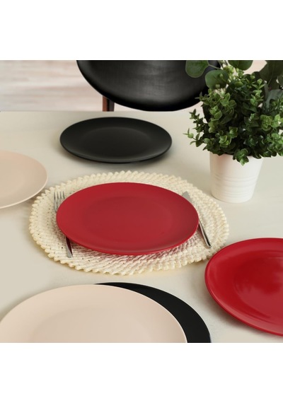 Noble Delta Servis Tabağı 26 Cm 6 Adet 030/509/650 Çok Renkli