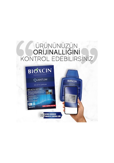 Bioxcin Quantum Şampuan Kuru Ve Normal Saçlar İçin 3x300 Ml Dökülme Ve İncelme Karşıtı Bio-act