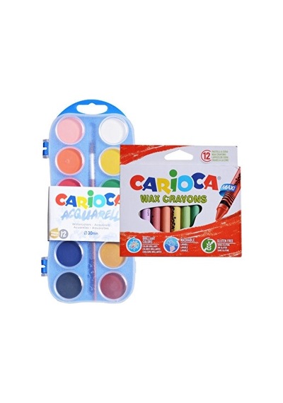 Carioca Yıkanabilir Pastel Boya Ve Sulu Boya Seti