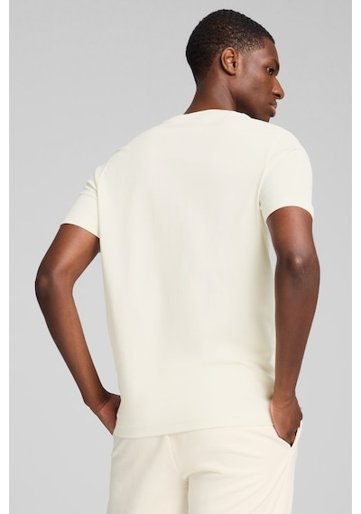 Puma Ess Elevated Tee Bej Erkek Kısa Kol T-shirt Bej