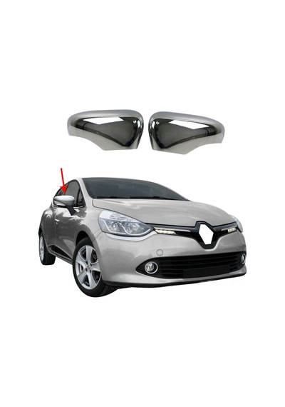 Renault Clio Krom Ayna Kapağı 2 Prç P.çelik 2012-2019 Arası