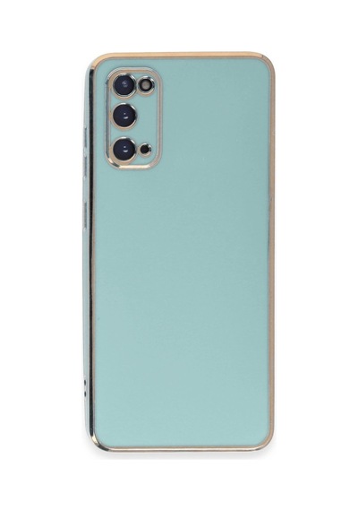 Newface Samsung Galaxy S20 Kılıf Volet Silikon - Açık Yeşil