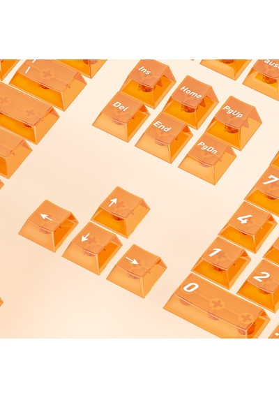 Klavye Keycaps 163 Tuşlu Günbatımı Şeffaf Tuş Takımı