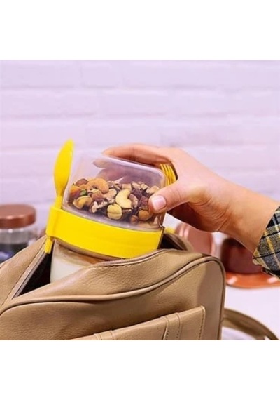 Kaşıklı Müsli Kabı 800 Ml-mercampoutdoor Muhtelif Diğer