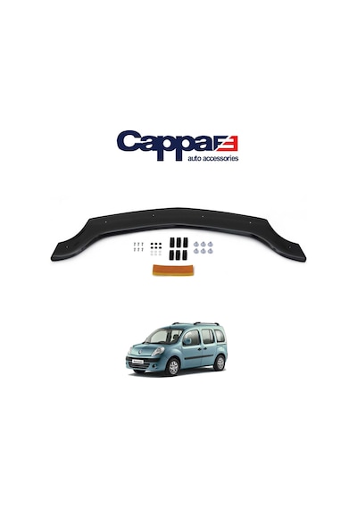 Cappafe Renault Kangoo Ön Kaput Koruma Rüzgarlık 4Mm Abs 08-13