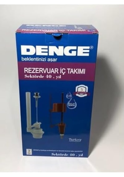 Denge Çekmeli Klozet Rezervuar Iç Takım Açık Ahşap