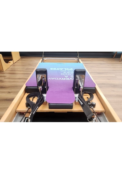 Everyday Is A Good Day To Do Pilates' Lila Mavi Reformer Mat Pilates Matı Lila Mavi