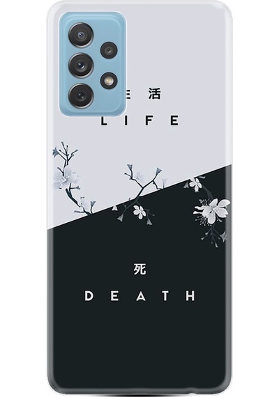Samsung Uyumlu Galaxy A72 Kilif Desenli Life And Death 1339 527813306