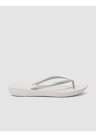 Fitflop Iqushıon Ergonomıc E54 Gümüş Kadın Parmak Arası Terlik Gümüş
