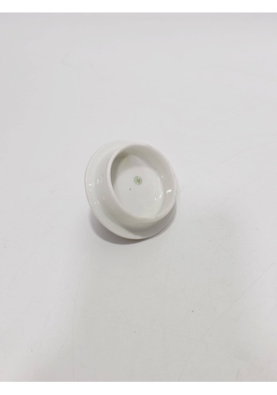 F. Legrand Limoges Çiçek Desenli Porselen Kapak 6,3cm Pembe
