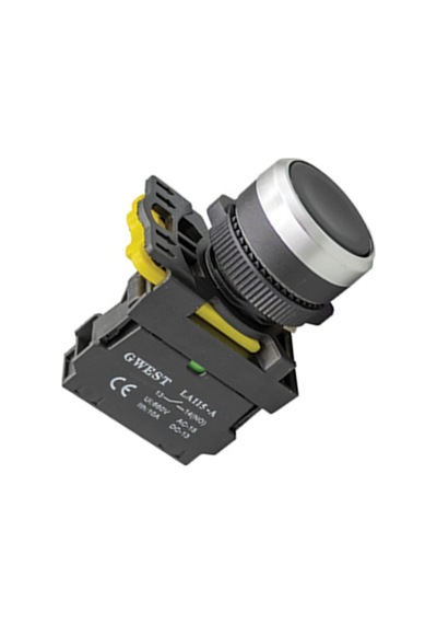 Gw A5-41 22mm Siyah Yaylı Buton 1no