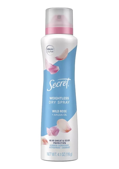 Secret Wild Rose Antiperspirant Kuru Sprey Deodorant 116gr