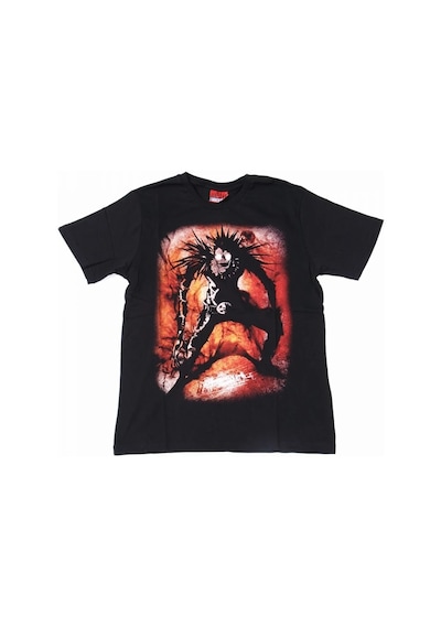 Death Note No:6 Tişört Siyah Çok Renkli