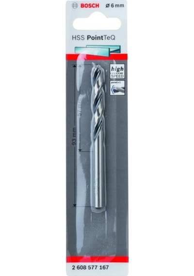 Bosch HSS-PointTeQ 6.0 mm Metal Delme Matkap Ucu - 2608577167