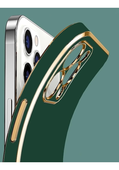Apple Uyumlu iPhone 15 Pro Max Kılıf Luxury Seri Kamera Korumalı Silikon Kapak