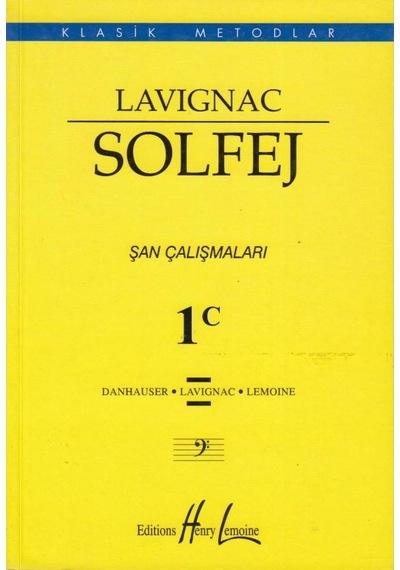 Lavignac Solfej Şan Çalışmaları 1C