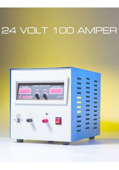 Soyberg Akü Şarj Cihazı 24 Volt 100 Amper Otomatik Akü Şarj Cihazı 24100