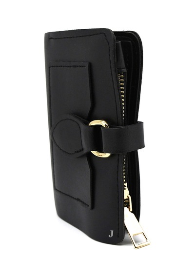 Jara Bag Oslo Çok Bölmeli Mini Boy Kartlık, Cüzdan Siyah Küçük Boy Jara28-1