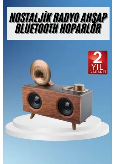 Gramafon Radyo Bluetooth Hoparlör Nostaljik Radyo Fm Radyo 36540918