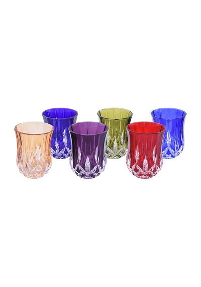 Decorium Likör Bardağı 6 Prc Crıstallıne 6 Renk M03602